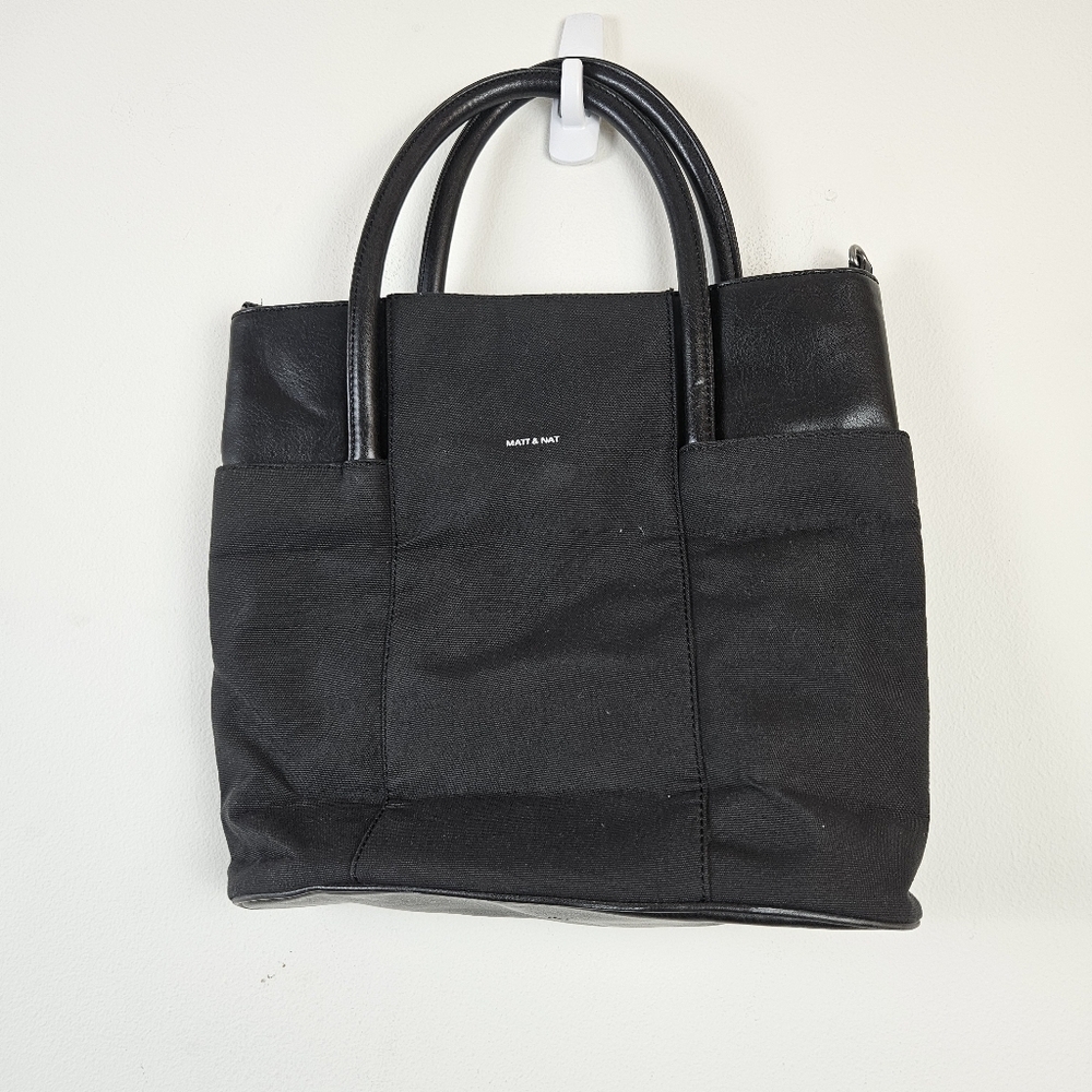 Matt & Nat big Tote bag black sustainable